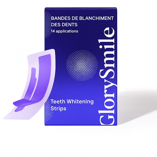 14 Bandes Blanchissantes V34 – Blanchiment Dentaire Professionnel à Domicile | GlorySmile