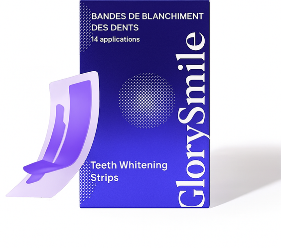 14 Bandes Blanchissantes V34 – Blanchiment Dentaire Professionnel à Domicile | GlorySmile