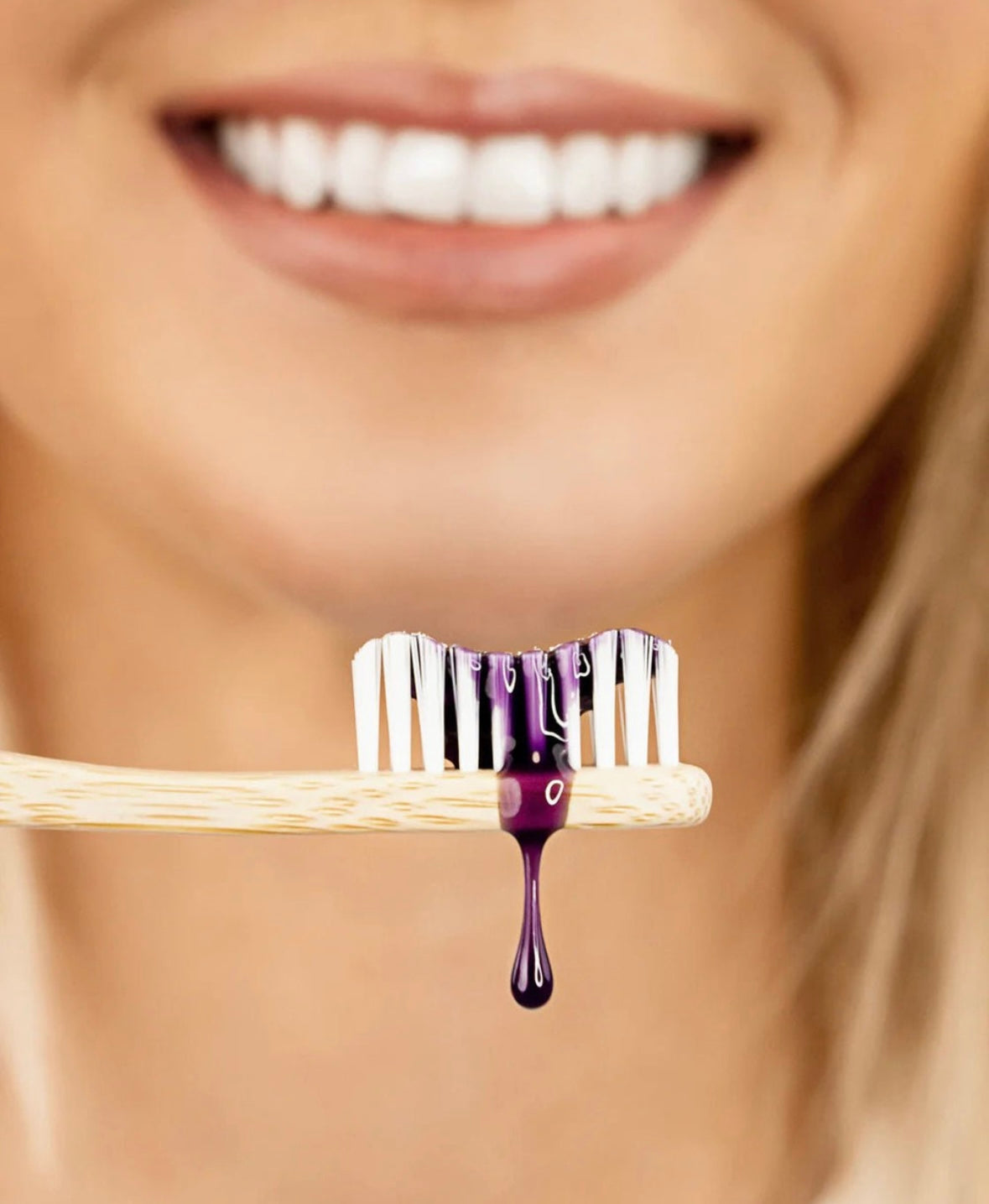 Glory Smile Correcteur de Teinte V34- Dentifrice Violet Blanchissement