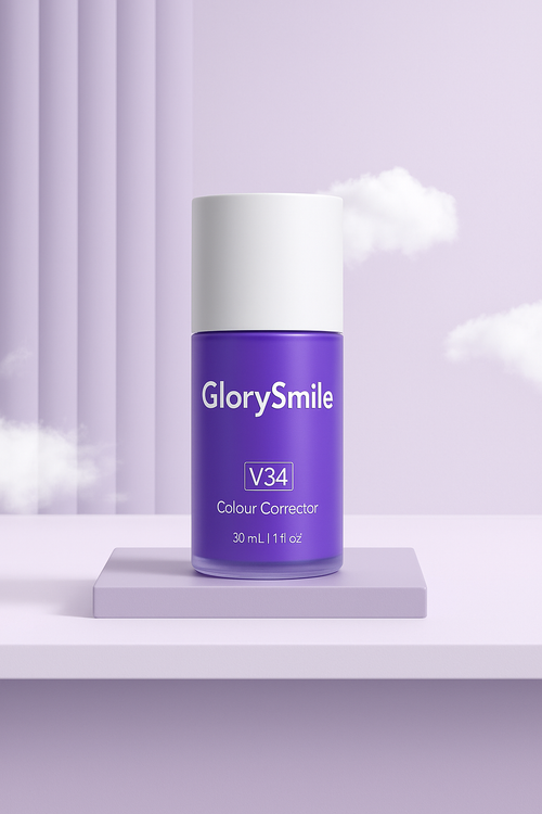 Glory Smile Correcteur de Teinte V34- Dentifrice Violet Blanchissement
