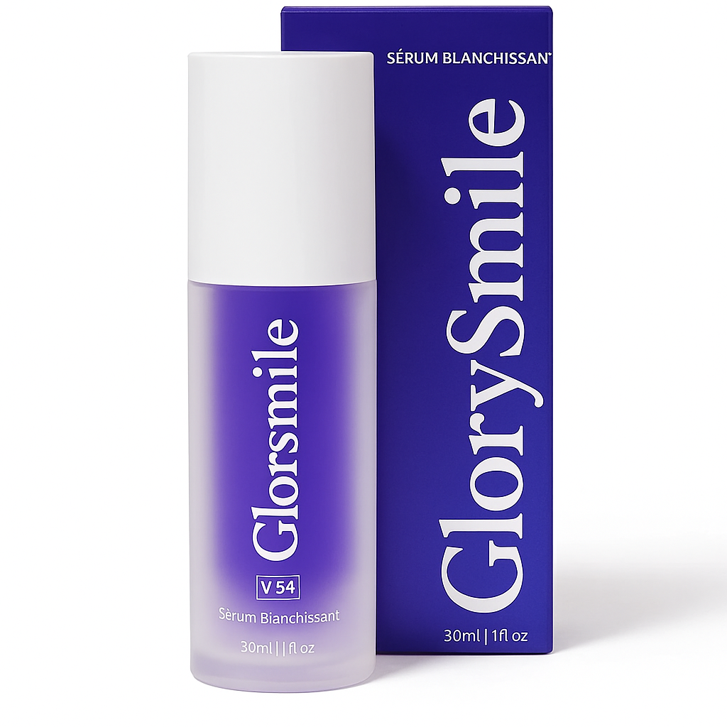 Correcteur de teinte V34 GlorySmile – Dentifrice violet blanchissant