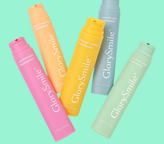 Dentifrice Blanchissant Fruité GlorySmile – 5 Goûts Gourmands